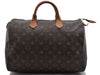 Authentic Louis Vuitton Monogram Speedy 35 Hand Bag M41524 LV 9505C