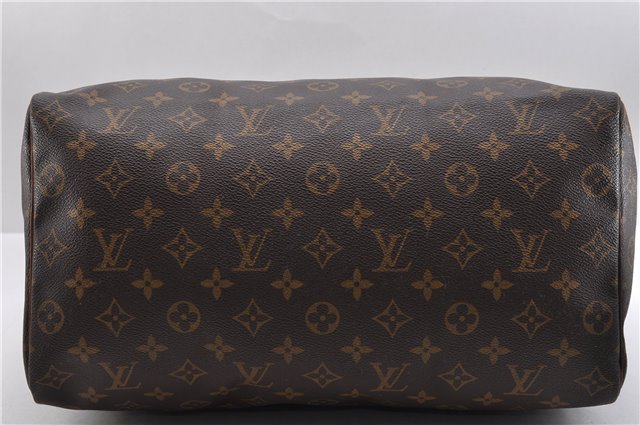 Authentic Louis Vuitton Monogram Speedy 35 Hand Bag M41524 LV 9505C