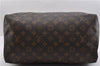 Authentic Louis Vuitton Monogram Speedy 35 Hand Bag M41524 LV 9505C