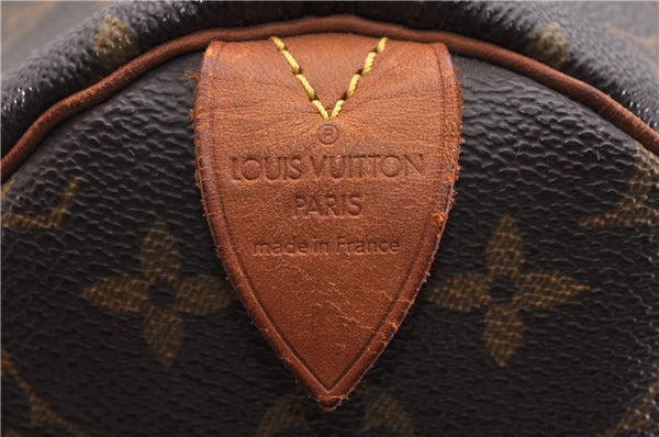 Authentic Louis Vuitton Monogram Speedy 35 Hand Bag M41524 LV 9505C