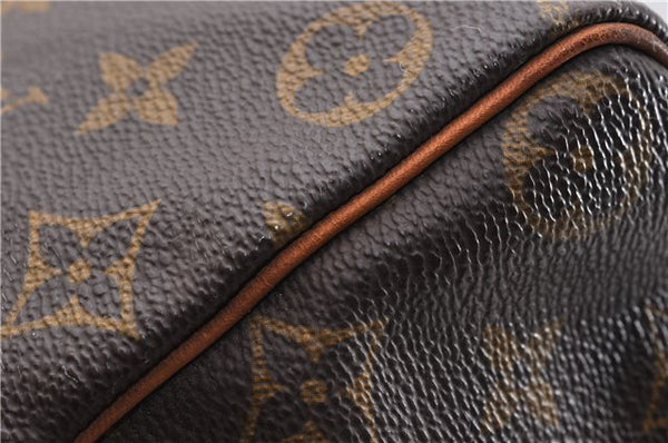 Authentic Louis Vuitton Monogram Speedy 35 Hand Bag M41524 LV 9505C