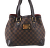 Authentic Louis Vuitton Damier Hampstead PM Shoulder Tote Bag N51205 LV 9505E