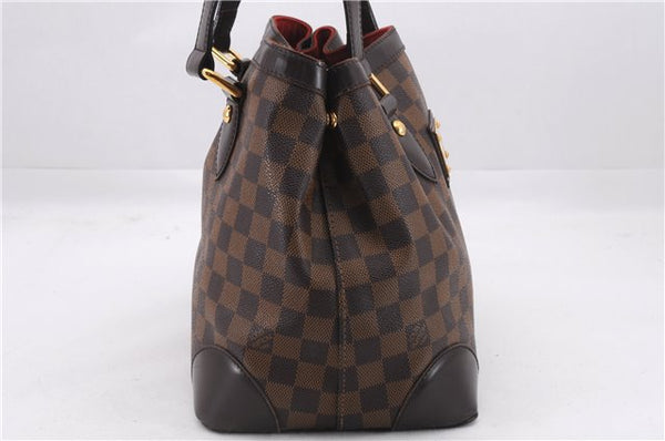 Authentic Louis Vuitton Damier Hampstead PM Shoulder Tote Bag N51205 LV 9505E