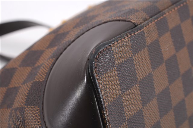 Authentic Louis Vuitton Damier Hampstead PM Shoulder Tote Bag N51205 LV 9505E