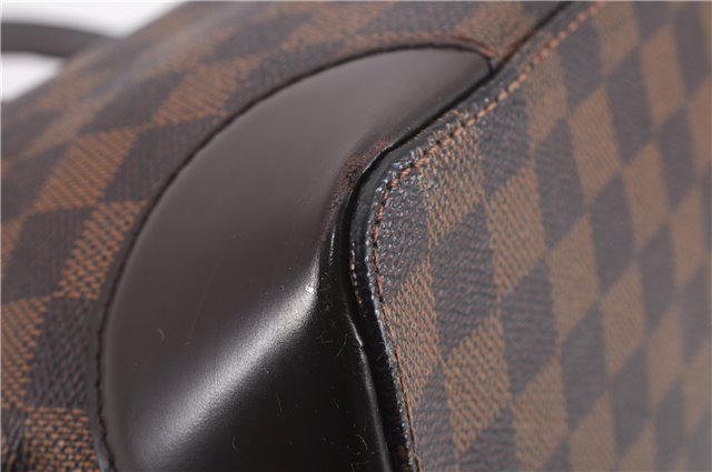 Authentic Louis Vuitton Damier Hampstead PM Shoulder Tote Bag N51205 LV 9505E