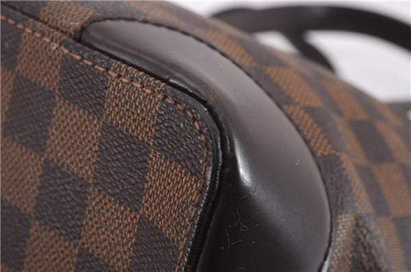 Authentic Louis Vuitton Damier Hampstead PM Shoulder Tote Bag N51205 LV 9505E