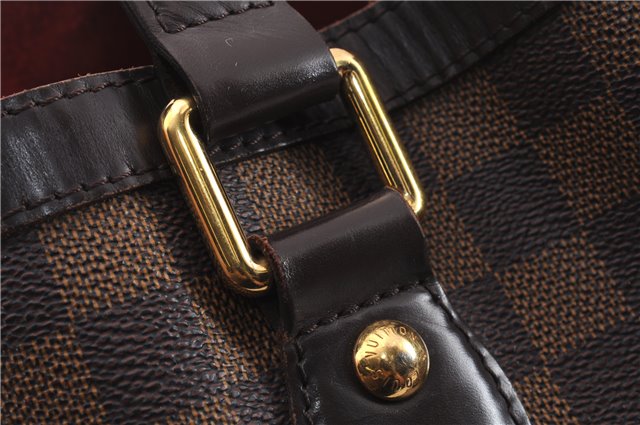 Authentic Louis Vuitton Damier Hampstead PM Shoulder Tote Bag N51205 LV 9505E