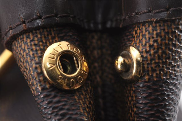 Authentic Louis Vuitton Damier Hampstead PM Shoulder Tote Bag N51205 LV 9505E