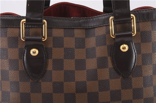 Authentic Louis Vuitton Damier Hampstead PM Shoulder Tote Bag N51205 LV 9505E