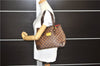 Authentic Louis Vuitton Damier Hampstead PM Shoulder Tote Bag N51205 LV 9505E
