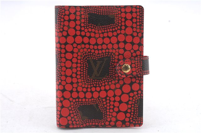 Louis Vuitton Monogram Agenda Yayoi Kusama Day Planner Cover Red R21132 LV 9506C