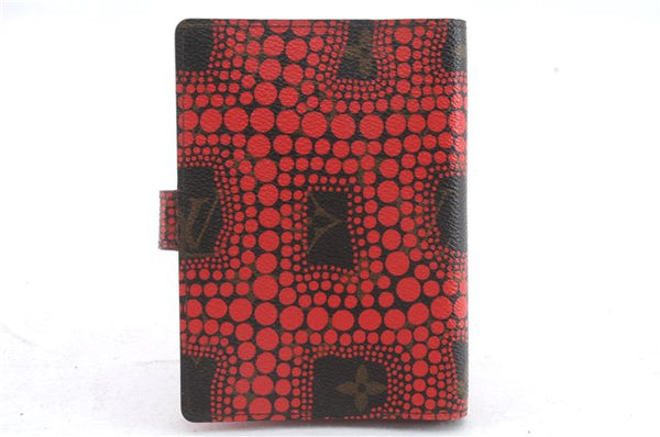 Louis Vuitton Monogram Agenda Yayoi Kusama Day Planner Cover Red R21132 LV 9506C