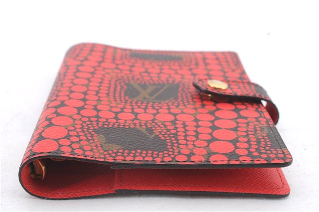 Louis Vuitton Monogram Agenda Yayoi Kusama Day Planner Cover Red R21132 LV 9506C