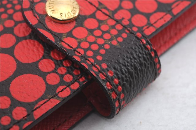 Louis Vuitton Monogram Agenda Yayoi Kusama Day Planner Cover Red R21132 LV 9506C