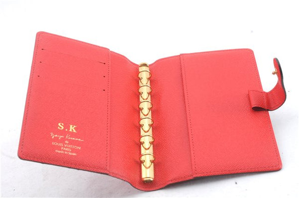 Louis Vuitton Monogram Agenda Yayoi Kusama Day Planner Cover Red R21132 LV 9506C