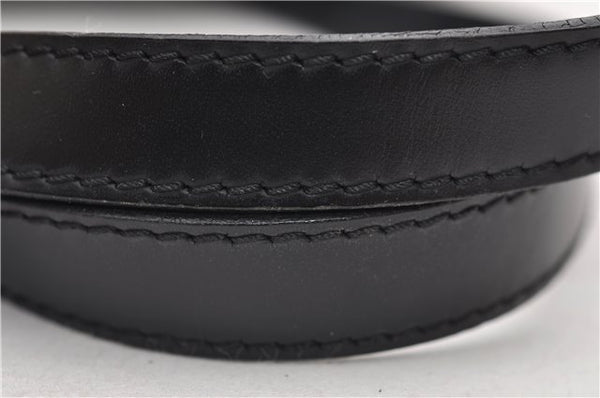 Authentic Louis Vuitton Epi Soufflot Black Hand Bag M52222 LV 9506D