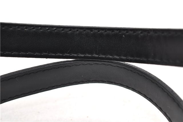 Authentic Louis Vuitton Epi Soufflot Black Hand Bag M52222 LV 9506D