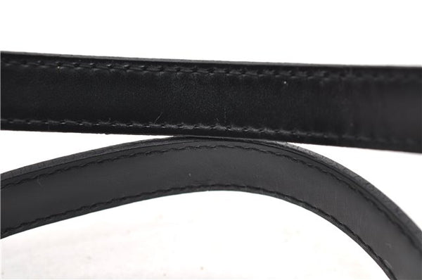 Authentic Louis Vuitton Epi Soufflot Black Hand Bag M52222 LV 9506D