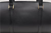 Authentic Louis Vuitton Epi Soufflot Black Hand Bag M52222 LV 9506D