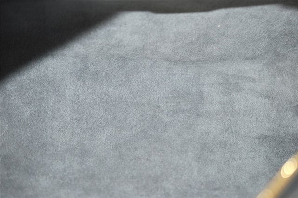 Authentic Louis Vuitton Epi Soufflot Black Hand Bag M52222 LV 9506D