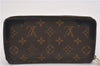 Authentic Louis Vuitton Monogram Zippy Wallet Retiro Long Black M61855 LV 9507F