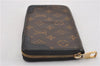 Authentic Louis Vuitton Monogram Zippy Wallet Retiro Long Black M61855 LV 9507F