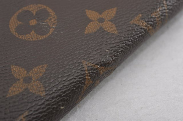 Authentic Louis Vuitton Monogram Zippy Wallet Retiro Long Black M61855 LV 9507F