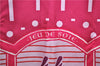 Authentic HERMES Carre 90 Scarf "Jeu de soie" Silk Pink 9508D