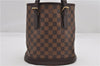 Authentic Louis Vuitton Damier Marais Bucket Shoulder Tote Bag N42240 LV 9509E