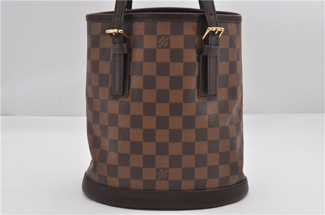 Authentic Louis Vuitton Damier Marais Bucket Shoulder Tote Bag N42240 LV 9509E