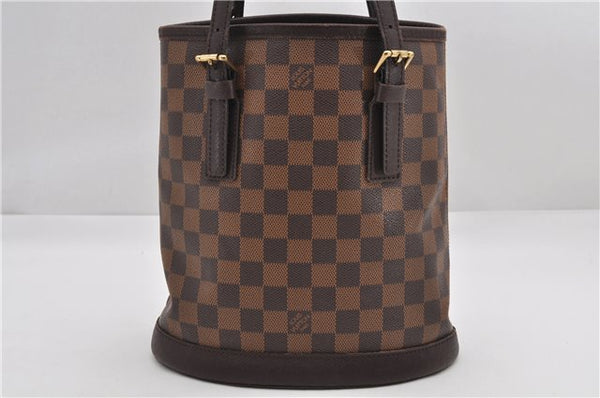 Authentic Louis Vuitton Damier Marais Bucket Shoulder Tote Bag N42240 LV 9509E