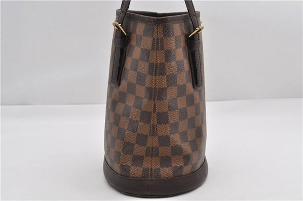 Authentic Louis Vuitton Damier Marais Bucket Shoulder Tote Bag N42240 LV 9509E