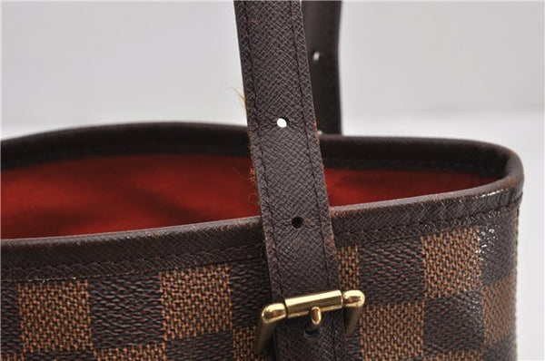 Authentic Louis Vuitton Damier Marais Bucket Shoulder Tote Bag N42240 LV 9509E