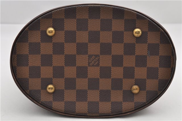 Authentic Louis Vuitton Damier Marais Bucket Shoulder Tote Bag N42240 LV 9509E