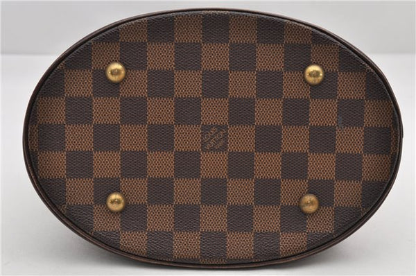 Authentic Louis Vuitton Damier Marais Bucket Shoulder Tote Bag N42240 LV 9509E