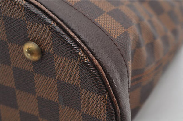 Authentic Louis Vuitton Damier Marais Bucket Shoulder Tote Bag N42240 LV 9509E