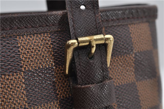 Authentic Louis Vuitton Damier Marais Bucket Shoulder Tote Bag N42240 LV 9509E