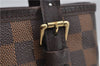 Authentic Louis Vuitton Damier Marais Bucket Shoulder Tote Bag N42240 LV 9509E