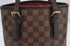 Authentic Louis Vuitton Damier Marais Bucket Shoulder Tote Bag N42240 LV 9509E