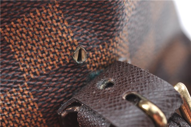 Authentic Louis Vuitton Damier Marais Bucket Shoulder Tote Bag N42240 LV 9509E