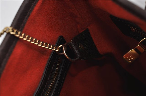 Authentic Louis Vuitton Damier Marais Bucket Shoulder Tote Bag N42240 LV 9509E