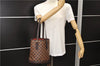 Authentic Louis Vuitton Damier Marais Bucket Shoulder Tote Bag N42240 LV 9509E