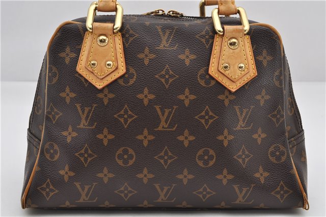 Authentic Louis Vuitton Monogram Manhattan PM Hand Bag Purse M40026 LV 9516E