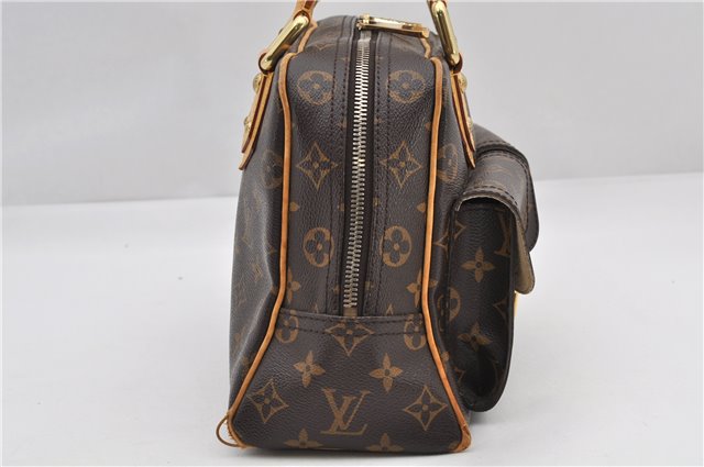 Authentic Louis Vuitton Monogram Manhattan PM Hand Bag Purse M40026 LV 9516E