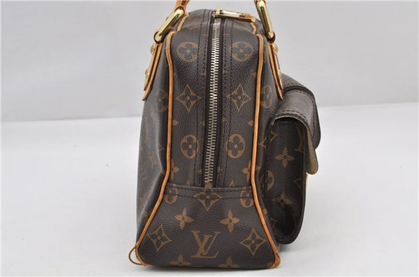 Authentic Louis Vuitton Monogram Manhattan PM Hand Bag Purse M40026 LV 9516E