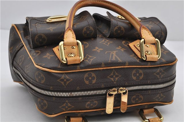 Authentic Louis Vuitton Monogram Manhattan PM Hand Bag Purse M40026 LV 9516E