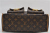 Authentic Louis Vuitton Monogram Manhattan PM Hand Bag Purse M40026 LV 9516E