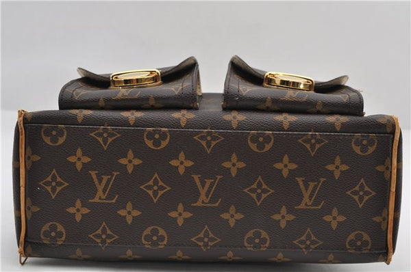 Authentic Louis Vuitton Monogram Manhattan PM Hand Bag Purse M40026 LV 9516E