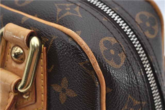 Authentic Louis Vuitton Monogram Manhattan PM Hand Bag Purse M40026 LV 9516E