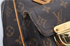 Authentic Louis Vuitton Monogram Manhattan PM Hand Bag Purse M40026 LV 9516E